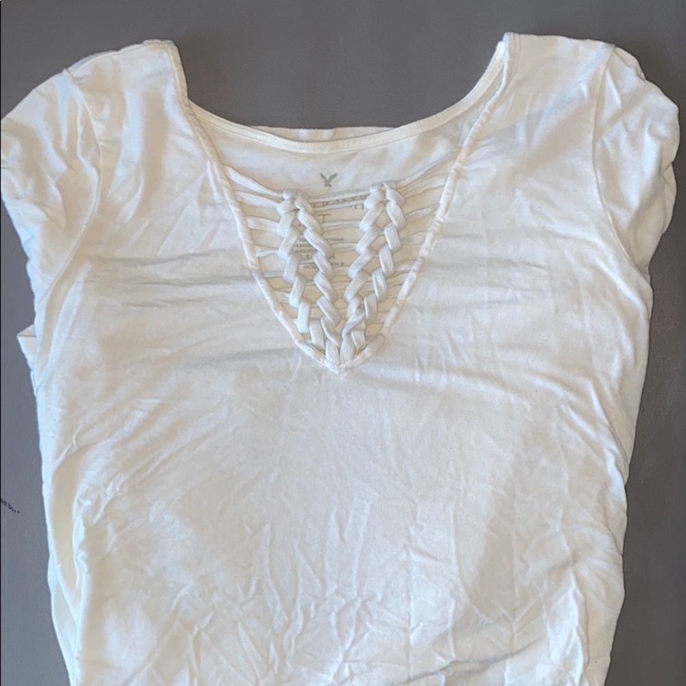 Long-Sleeved White Shirt